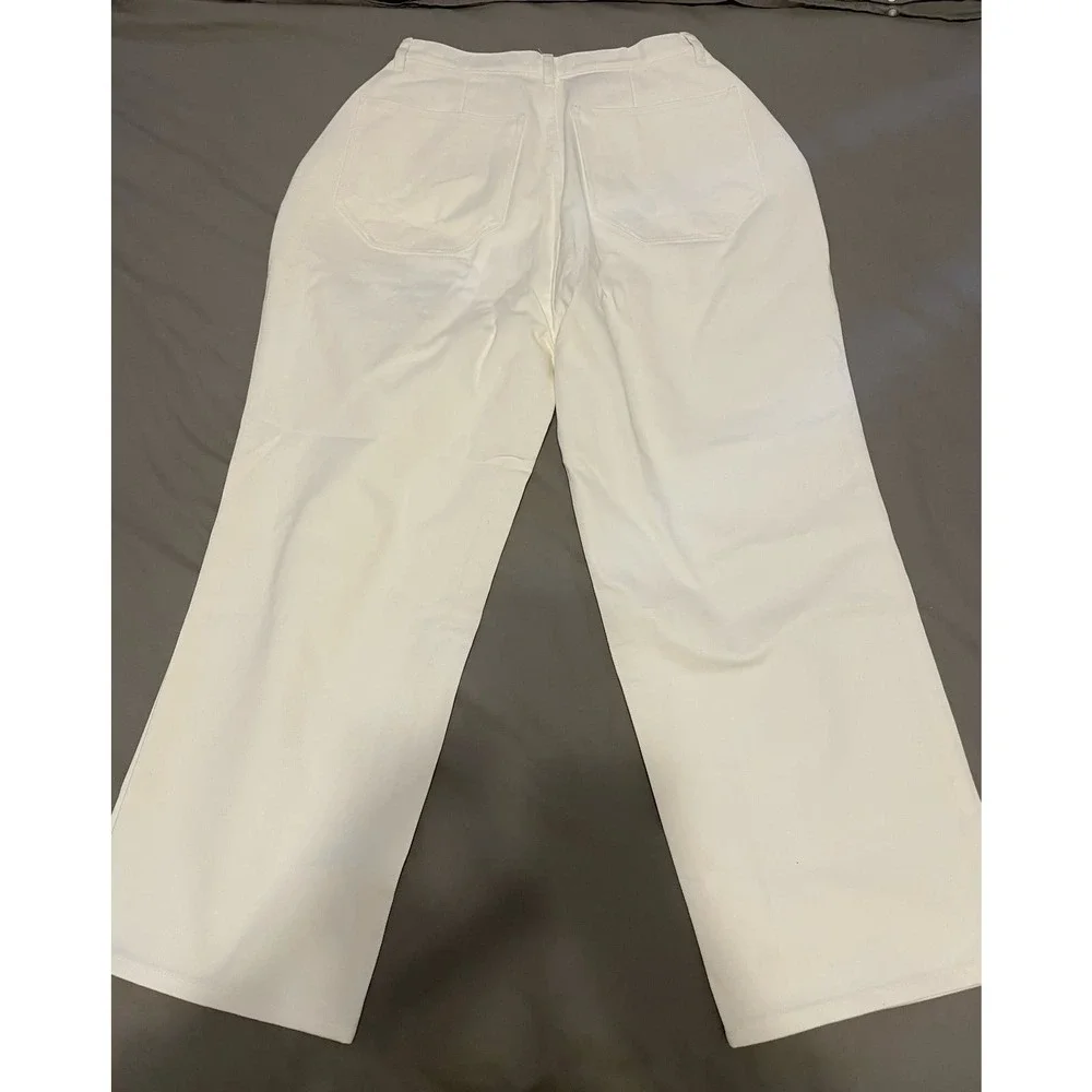 The Frankie Shop - DREW DENIM PANTS / White / NWOT - Picture 4 of 8